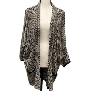 EUC Splendid dolman open cardi. Shawl collar. 2 pockets. Oversized. Size S